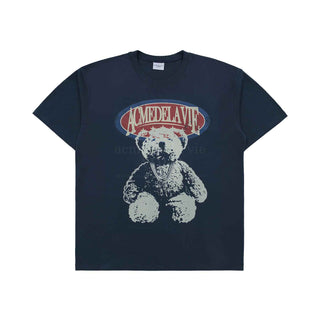 VINTAGE OVERLAP BEAR SHORT SLEEVE T-SHIRT NAVY