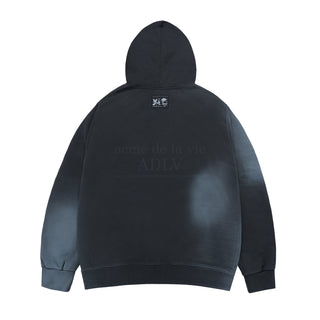 The Powerpuff Girls x acmedelavie magazine spray washing hoodie CHARCOAL