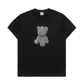 BLOCK BEAR SHORT SLEEVE T-SHIRT BLACK