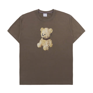 BLOCK BEAR SHORT SLEEVE T-SHIRT COCOA