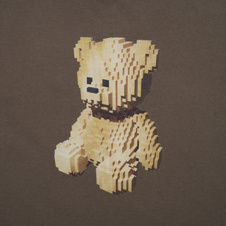 BLOCK BEAR SHORT SLEEVE T-SHIRT COCOA