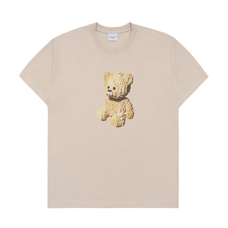 BLOCK BEAR SHORT SLEEVE T-SHIRT BEIGE