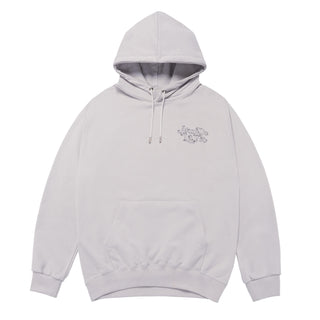 BLUR SKETCH BEAR HOODIE GREY