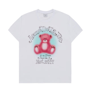 BLUR SKETCH BEAR SHORT SLEEVE T-SHIRT WHITE