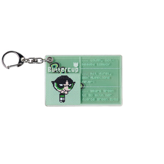 The powerpuff girls x acmedelavie Buttercup acrylic shaker keyring GREEN