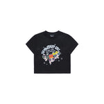 Load image into Gallery viewer, The Powerpuff Girls x acmedelavie crayon artwork crop t-shirts black
