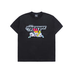 Load image into Gallery viewer, The Powerpuff Girls x acmedelavie logo t-shirts BLACK
