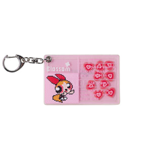 The powerpuff girls x acmedelavie Blossom acrylic shaker keyring PINK