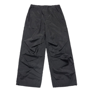 NYLON PARACHUTE PANTS BLACK