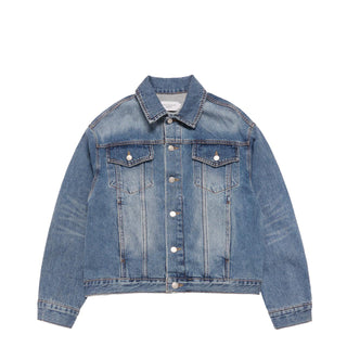 DENIM SET UP TRACKER JACKET BLUE