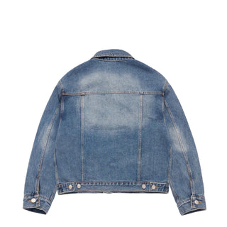 DENIM SET UP TRACKER JACKET BLUE