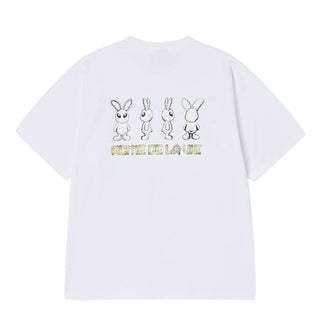 MUGSHOT ALIEN SHORT SLEEVE T-SHIRT WHITE