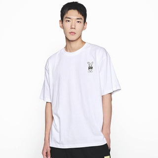 MUGSHOT ALIEN SHORT SLEEVE T-SHIRT WHITE