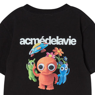 KIDS CLAY ALIEN SHORT SLEEVE T-SHIRT BLACK