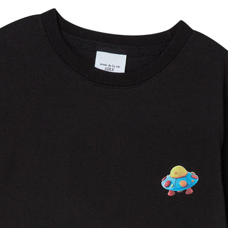 KIDS CLAY ALIEN SHORT SLEEVE T-SHIRT BLACK