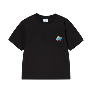 KIDS CLAY ALIEN SHORT SLEEVE T-SHIRT BLACK