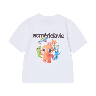 KIDS CLAY ALIEN SHORT SLEEVE T-SHIRT WHITE