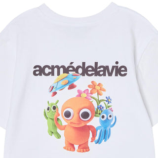 KIDS CLAY ALIEN SHORT SLEEVE T-SHIRT WHITE