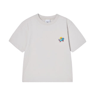 KIDS CLAY ALIEN SHORT SLEEVE T-SHIRT LIGHT GRAY