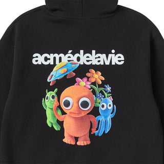 KIDS CLAY ALIEN HOODIE BLACK