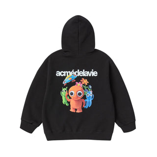 KIDS CLAY ALIEN HOODIE BLACK