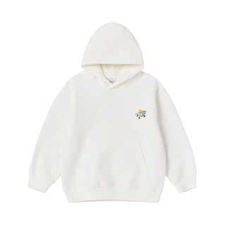 KIDS CLAY ALIEN HOODIE CREAM