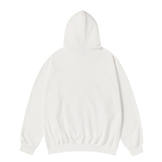 HEART ALIEN HOODIE CREAM
