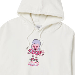 HEART ALIEN HOODIE CREAM