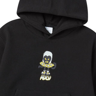 KIDS HEART ALIEN HOODIE BLACK