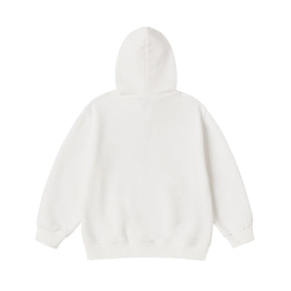 KIDS HEART ALIEN HOODIE CREAM