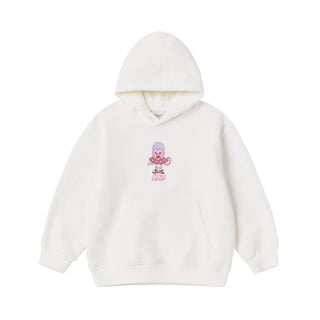 KIDS HEART ALIEN HOODIE CREAM