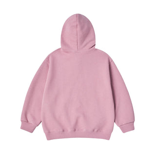 KIDS HEART ALIEN HOODIE DARK PINK