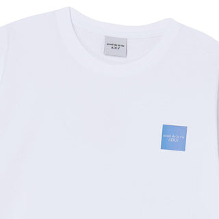 BOX BASIC LOGO SHORT SLEEVE T-SHIRT WHITE