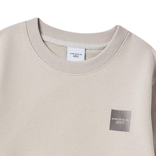 KIDS BOX BASIC LOGO SWEATSHIRT ESSENTIAL GRAY