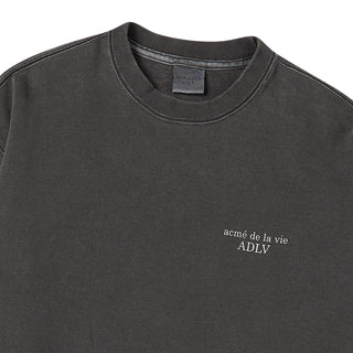 PIGMENT BASIC LOGO SWEATSHIRT CHARCOAL