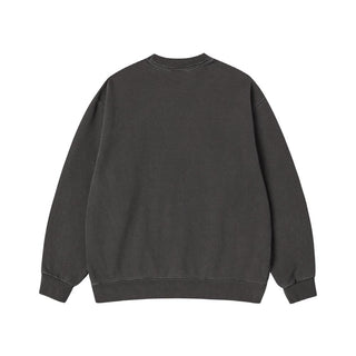 PIGMENT BASIC LOGO SWEATSHIRT CHARCOAL