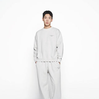 PIGMENT BASIC LOGO JOGGER PANTS LIGHT GREY