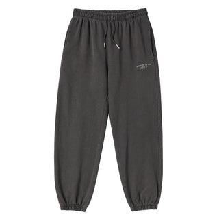 PIGMENT BASIC LOGO JOGGER PANTS CHARCOAL