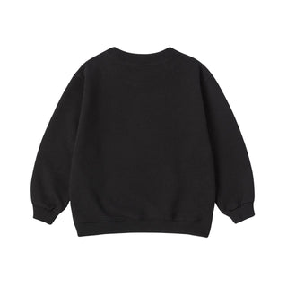 KIDS STAR RABBIT SWEATSHIRT BLACK