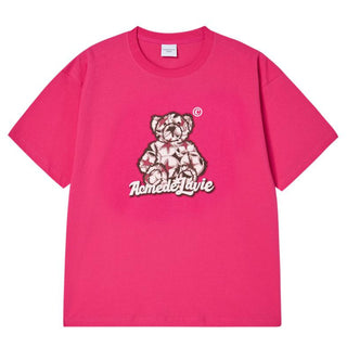 STAR BEAR SHORT SLEEVE T-SHIRT HOT PINK