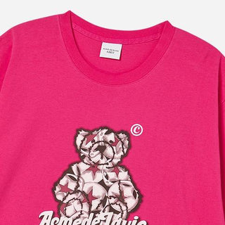 STAR BEAR SHORT SLEEVE T-SHIRT HOT PINK