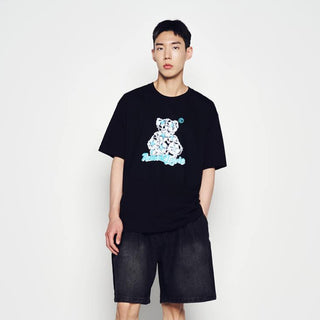 STAR BEAR SHORT SLEEVE T-SHIRT BLACK