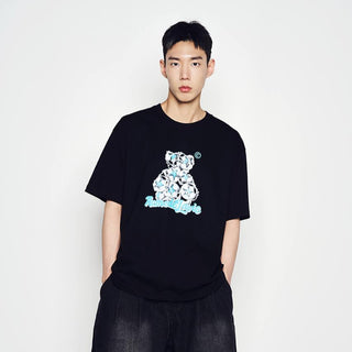 STAR BEAR SHORT SLEEVE T-SHIRT BLACK