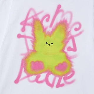 BLUR RABBIT SHORT SLEEVE T-SHIRT WHITE