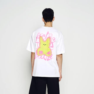 BLUR RABBIT SHORT SLEEVE T-SHIRT WHITE