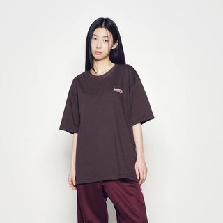 BLUR RABBIT SHORT SLEEVE T-SHIRT DARK BROWN