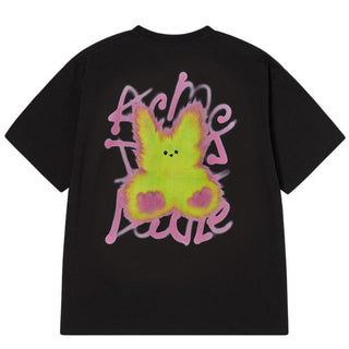 BLUR RABBIT SHORT SLEEVE T-SHIRT BLACK