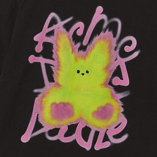 BLUR RABBIT SHORT SLEEVE T-SHIRT BLACK