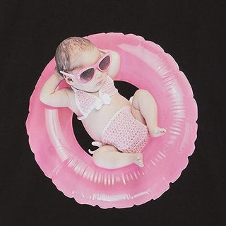 BABY FACE TUBE GIRL SLEEVE T-SHIRT BLACK
(OVERSEAS & DOMESTIC EXCLUSIVE)