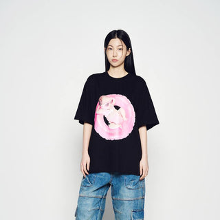 BABY FACE TUBE GIRL SLEEVE T-SHIRT BLACK
(OVERSEAS & DOMESTIC EXCLUSIVE)